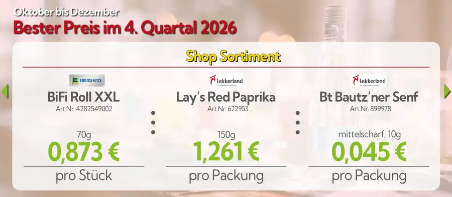 Shop Sortiment – Bester Preis im 4. Quartal 2026, Angebot 3