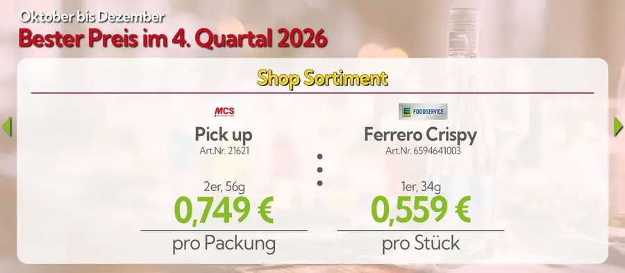 Shop Sortiment – Bester Preis im 4. Quartal 2026, Angebot 4